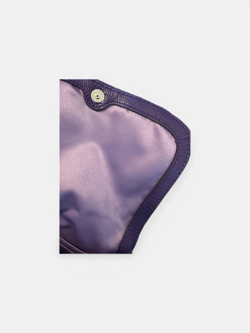 Coach Purple Satin Clutch/Wristlet - Picture 8 of 11